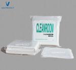 1009 Series 100% Polyester Double Knit Lint Free Cleanroom Wipers in White