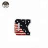 Buy cheap Fashionable OK Letter Patches For Clothes , Striated American Flag Sew On Patches from wholesalers