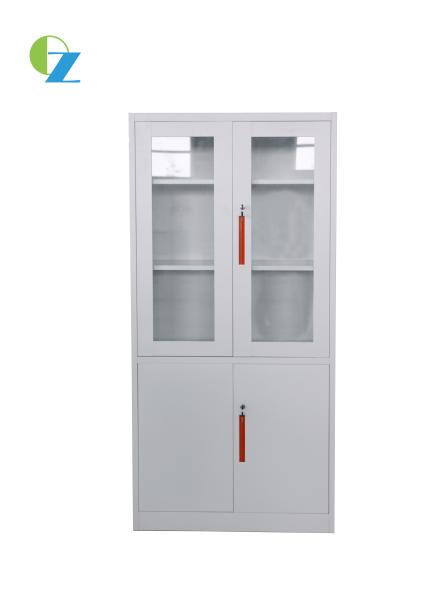 Buy cheap 0.5mm 1850mm Height Metal Office Cupboard With KD Structure from wholesalers