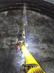 Single Boom Rock Bolting Rig Fully Hydraulic For Bolt Support
