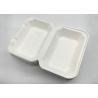 Buy cheap Sugarcane 9×6 Inch 33g To Go Containers Biodegradable from wholesalers