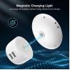 Buy cheap 20LM 0.5W Detachable LED Night Light Rechargeable 0.1A With Dual USB Ports from wholesalers