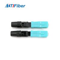 Buy cheap FTTH Drop Cable Use Fiber Optic Fast Connector SC UPC OM3 product