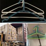 14.5 Gauge White Wire Hangers Dry Cleaning Use Q195 Carbon Steel Material