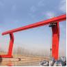 Buy cheap Industrial EOT Single Girder Gantry Crane Trolley L Type 10 Ton from wholesalers