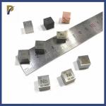 Pure Nb W Mo Ta Ni Ti Cu Sn Al V Fe Mn Ag 10mm 25.4mm Cubes Solid Metal Cube