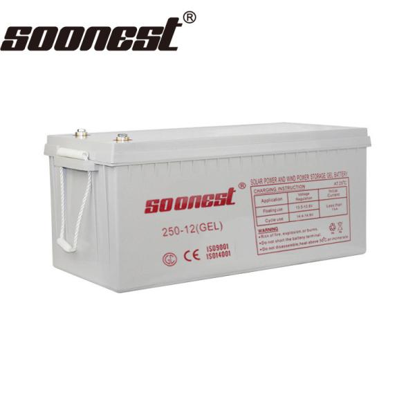 Buy cheap Soonest Gel 12V 200Ah Solar Battery 480 Kwh 480Vdc Gel Battery Deep Cycle Gel Solar Batteries from wholesalers