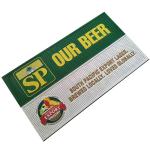 Buy cheap Professional Eco-friendly Bar Mat Spill Mat Rail Drip Mat With UV Printing Logo from wholesalers