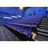 Buy cheap Luxury Leather Theater Seating Folding Foam Density Cinema Chairs With Aluminium Alloy Feet from wholesalers