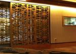 Modern Gold Indoor Screen Panels , Eco Friendly Decorative Sheet Metal Panels