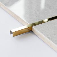 Buy cheap Mirror Stainless Steel U Channel Trim 0.18-0.4mm Stainless Steel Tile Edging product