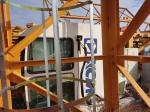 Yellow Color Xg 7020-12 Tower Crane with GS Certification Good Condition in 2017
