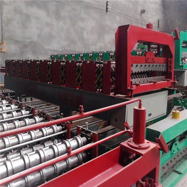 Buy cheap Roofing Sheet Roll Forming Machine , Roofing Steel Sheet Roll Forming Machinery from wholesalers
