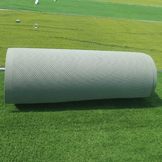 Buy cheap Green Rubber Foaming Shock Absorbing Floor Tiles For Artificial Grass from wholesalers