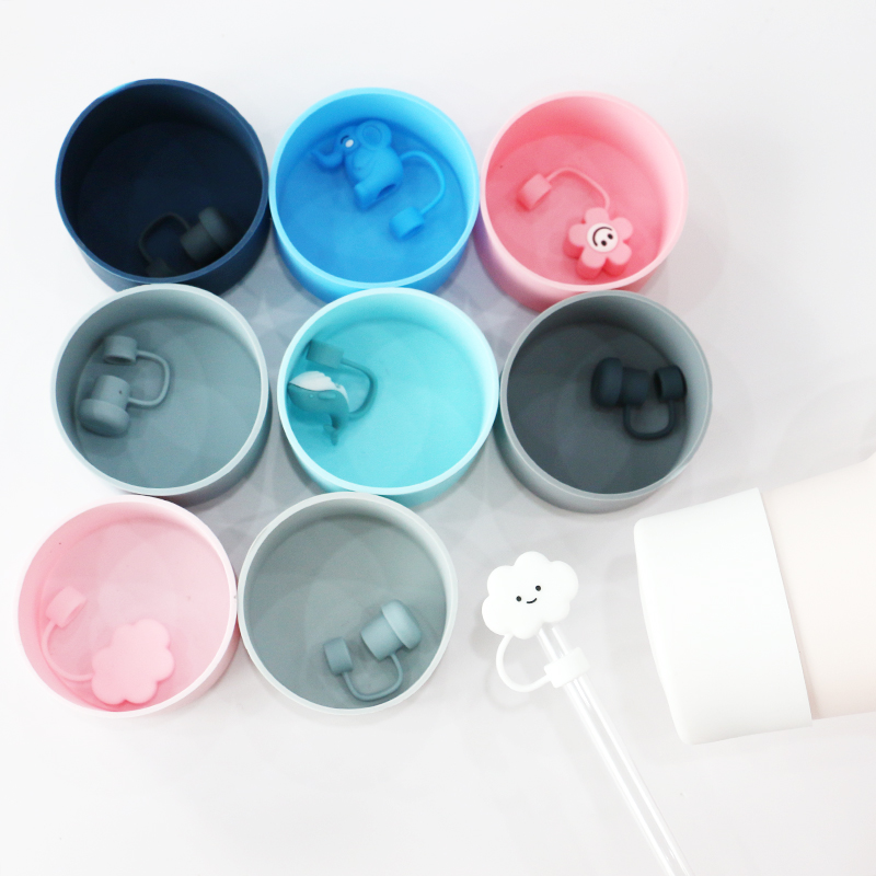 Silicone cover bottles Water Bottle Boot for Owala 7.5cm 40oz Anti-Slip Protective Sleeve Bottom Sleeve Cup Cover Accessories