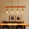 Buy cheap Retro loft industrial bar chandelier restaurant hot pot coffee shop wooden chandelier(WH-VP-235) from wholesalers