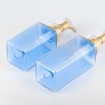 Airless Cosmetic Lotion Bottle , Square Lotion Pump Containers 15oz
