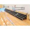 Buy cheap Elevated Retractable Bleacher Seating Polymer Bench For Event Center from wholesalers