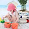 Buy cheap Neck Cover 46cm Childrens Beach Hats Wide Brim UPF 50+ 100% Polyester from wholesalers