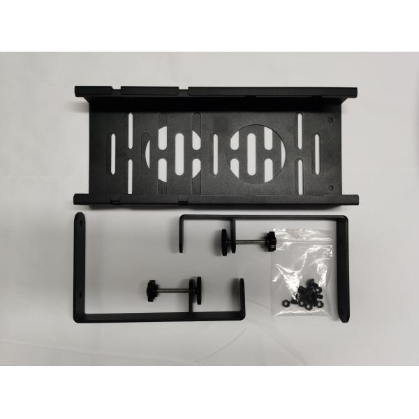 Hook Type Installation for Sturdy Metal Retractable Cable Tray and Storage Under Desk