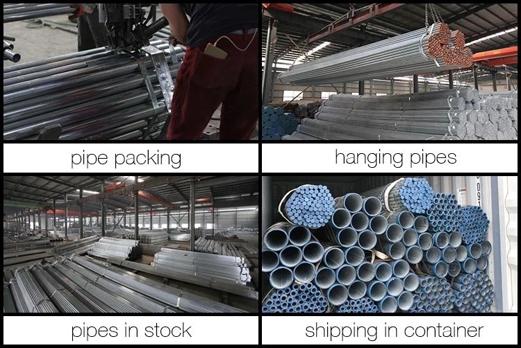 Sch160 Galvanized Iron Pipe ERW Black Steel Pipe A53 A106 A333