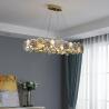 Buy cheap Modern chandelier lighting smoke gray glass round hanging lamp house lights(WH-MI-322) from wholesalers