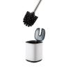 Buy cheap Stainless Steel Flip Lid Toilet Brush And Holder For Household Toilet Cleaning Essentials from wholesalers