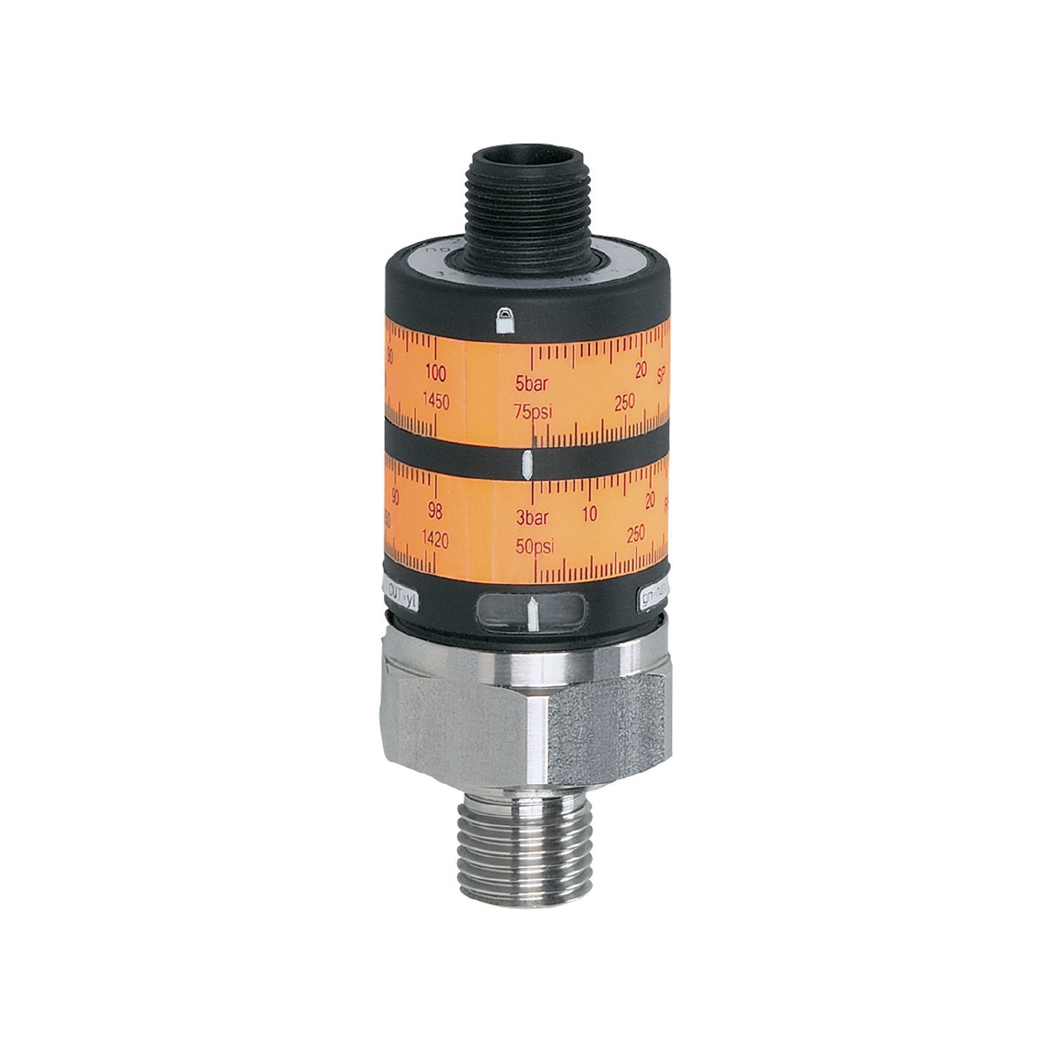 RoHS PK7521 IFM Pressure Sensors Switch PK-250-SFG14-QSPKG/US/ /W