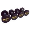 Buy cheap PU Weight Lifting Dumbbell 50kgs Rubber Round Dumbbell Customized Logo from wholesalers