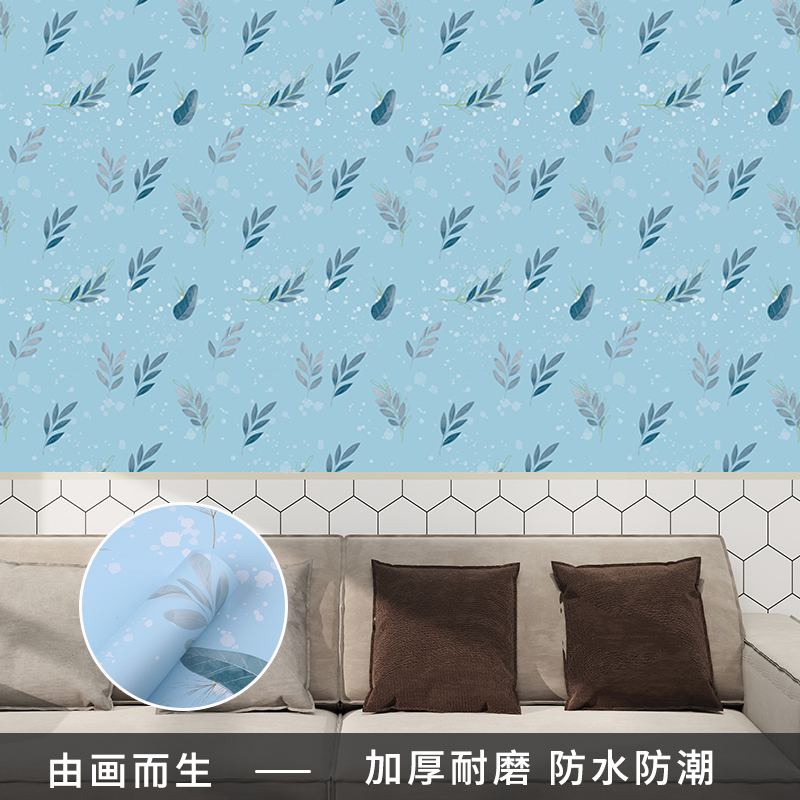 61cm/122cm Width Waterproof Peel Stick Vinyl 3D Wall Paper Roll Natural Flower Mural Wallpaper Sticker for Home Decoration