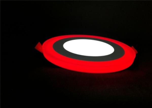 Buy cheap Commercial White Red Slim Led Flat Panel Ceiling Lights , 9W Recessed Led Panel Light from wholesalers