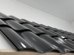 Sunerise Red Solar Roof Tiles BIPV Waterproof Fireproof Curved Solar Roof Arched