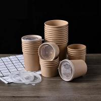 Buy cheap Desserts PE Coated 30ozDisposable Food Grade Biodegradable Eco Paper Food product