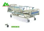 Three Wave Lifting Medical Hospital Bed Equipment With Wheel Multifunction