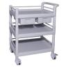 Buy cheap ABS Injection Molding Nursing Two Layers 923mm Hospital Instrument Trolley from wholesalers