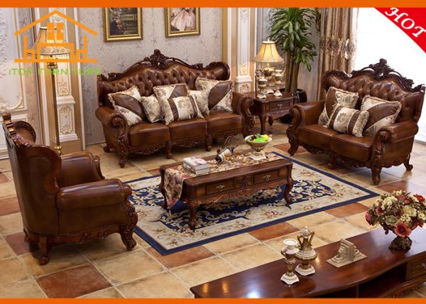 Buy cheap wood furniture classic high luxury luxury italian furniture wooden sofa model from wholesalers