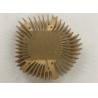 Buy cheap Customzied Aluminum 6061 CNC Metal Stamping Anodizing Gold Laptop Cpu Cooler from wholesalers