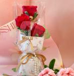 Niu Niu Bang Pipe Cleaner Rose Bouquet Handcrafted Beauty for Your Home