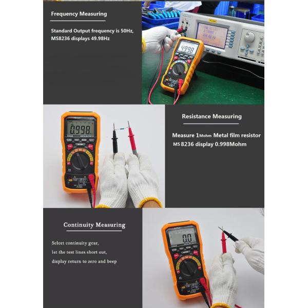 Professional Automatic Digital Multimeter With T - RMS And Bargraph Display