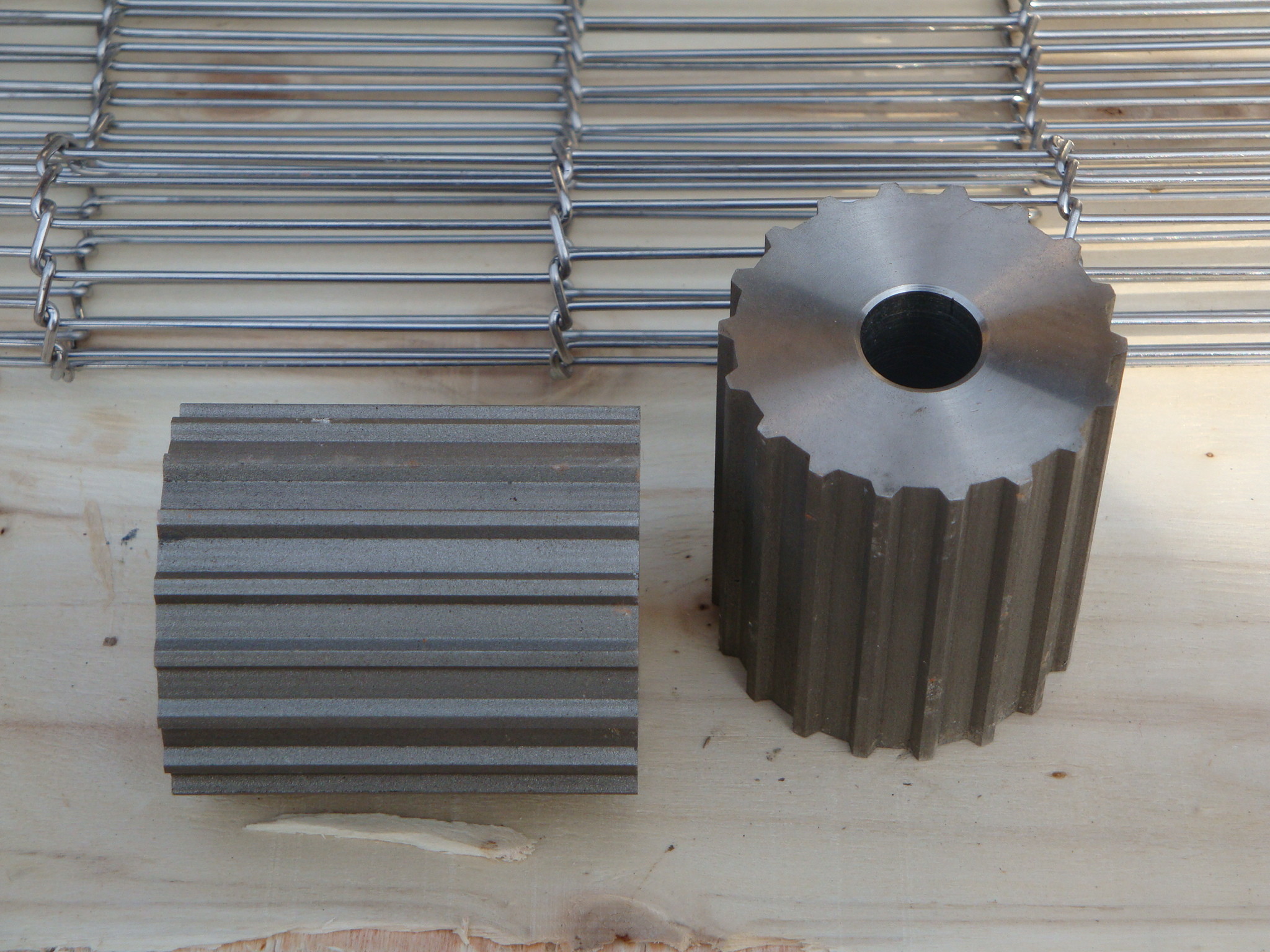 SS wire mesh belts mild steel ladder conveyor belts for oven bakery machinery
