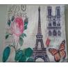 Buy cheap BSCI passed-Fashionable cushion cover with France design printed. from wholesalers