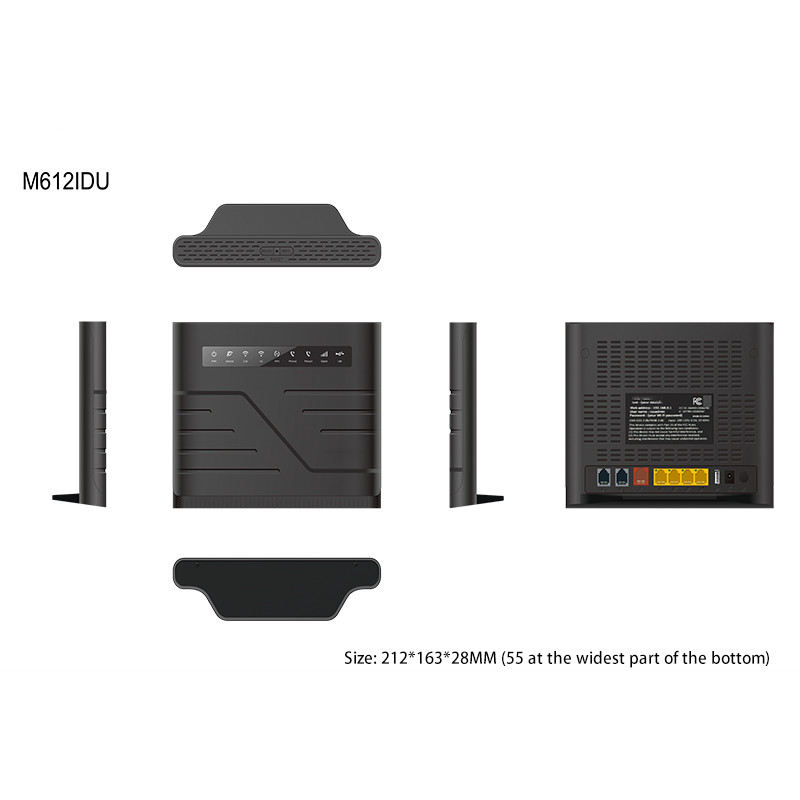 1800Mbps Gigabit 5g Wireless Router IDU WAN/LAN Port With Sip VOIP
