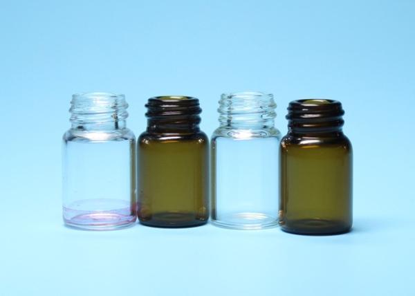 Buy cheap 2ml 3ml Transparent or Brown Borosilicate Glass Threaded Bottle from wholesalers