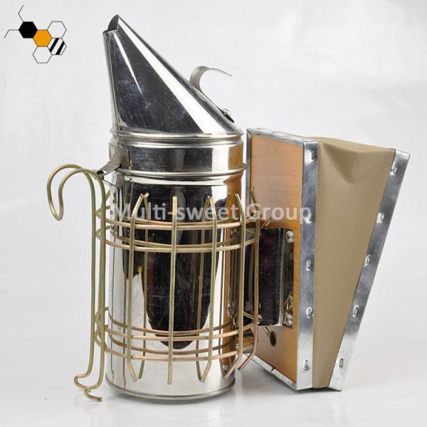 Buy cheap 19.3*10cm Barrel Galvanized Leatheroid Electric Bee Smoker from wholesalers
