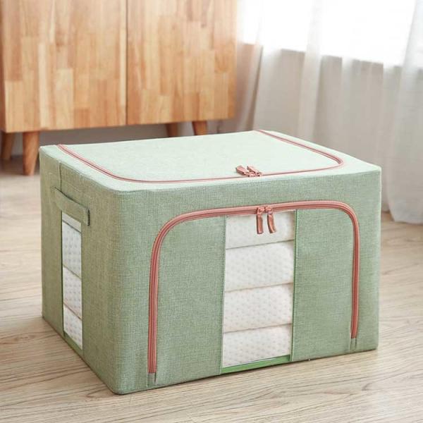Buy cheap Multiscene Quilt Fabric Household Storage Containers Cotton Linen Capacity 24L from wholesalers