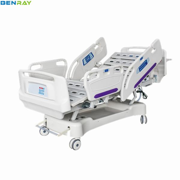 Buy cheap 5 Function Electric Hospital Bed Battery Weighing Medical Hospital ICU Bed from wholesalers