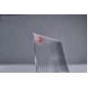 Buy cheap Clear Textured Acrylic Sheet 3mm 5mm 6mm PMMA Striped for Decoration from wholesalers
