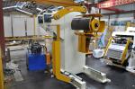 Metal Strip Unwinding Equipment , Double Head Material Rack Punch Feeder