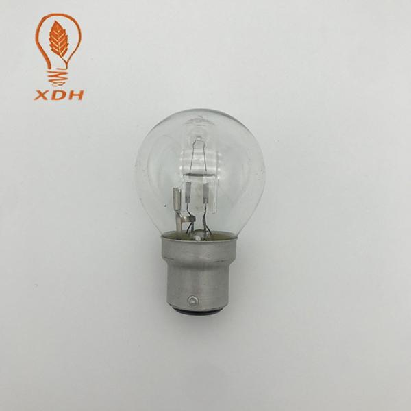 Buy cheap B22 220V 240 Volt Halogen Light Bulbs , 2700K 18W 28w SES Halogen Candle Bulb from wholesalers