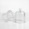 Buy cheap Healthy Lead-free Glass Clear Creative Unique 8oz 14oz Candle Jars with Lids Manufacture from wholesalers